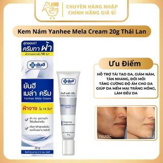 Kem Nám Yanhee Mela Cream 20g Thái Lan Giảm Thâm Nám, Tàn Nhang Dưỡng Ẩm Làm Đều Màu Da - Hinohouse