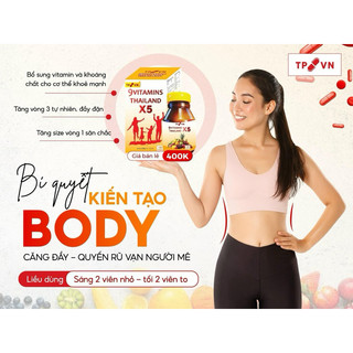 Vitamin tăng cân X5 TP Thái Lan (mẫu mới)