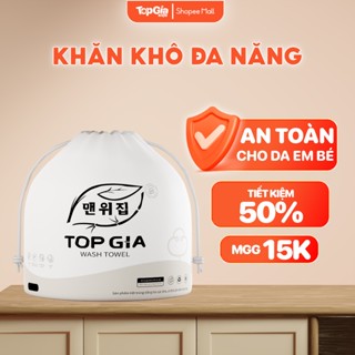 Combo 4 bịch, 8 bịch khăn khô đa năng cho bé, khăn khô vệ sinh cho mẹ và bé từ sơ Viscose dày dặn