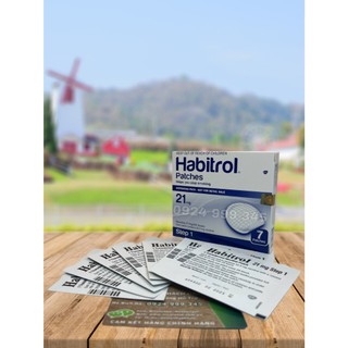 Miếng dán cai thuốc lá habitrol 21mg hàng Nhập Mỹ (Có Sẵn)