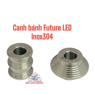 Cặp Canh đùm bánh xe Inox 304 gắn xe máy FUTURE LED