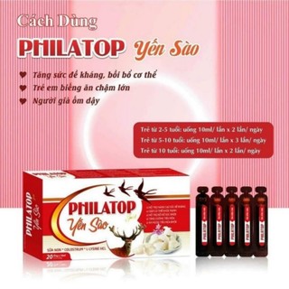 Combo 5 hộp philatop yến sào.
