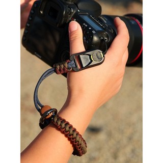 Dây máy ảnh X02 Đeo Tay hand Strap Dây Dù Paracord Đan tháo nhanh