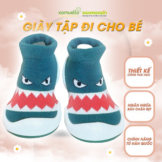 - giày công thái học trẻ em ggomoosin - cá sấu baby shark