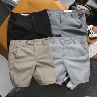 Quần short sport golf nhẹ mát có co giãn tây âu nam lcst nút khắc vải chống nhăn hàng xuất xịn cao cấp