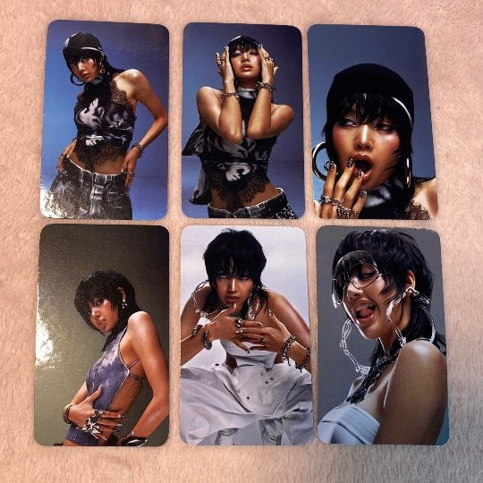 Idol Cuties - Lisa (Rockstar) loại 2 (size 5.4x9.0) - Card des unoff ảnh bo góc idol - chuyên in car