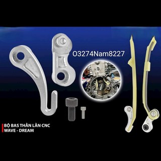 Bộ pass thằng lằn tăng sên cam cnc xe dream, wave...