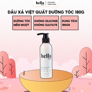 Dầu Xả Mượt Tóc Blueberry 180g Hella Beauty Cho Tóc Gãy Rụng, Phục Hồi Hư Tổn, Dưỡng Tóc Mềm Mượt