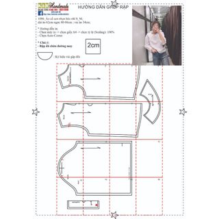 Rập áo cổ sen nhọn mã 1096  giấy A0 (BẢN VẼ)