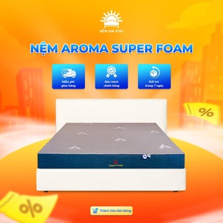 Nệm Foam Hoạt Tính Aroma - Độ êm vừa phải - Kháng khuẩn - Bảo hành 10 năm