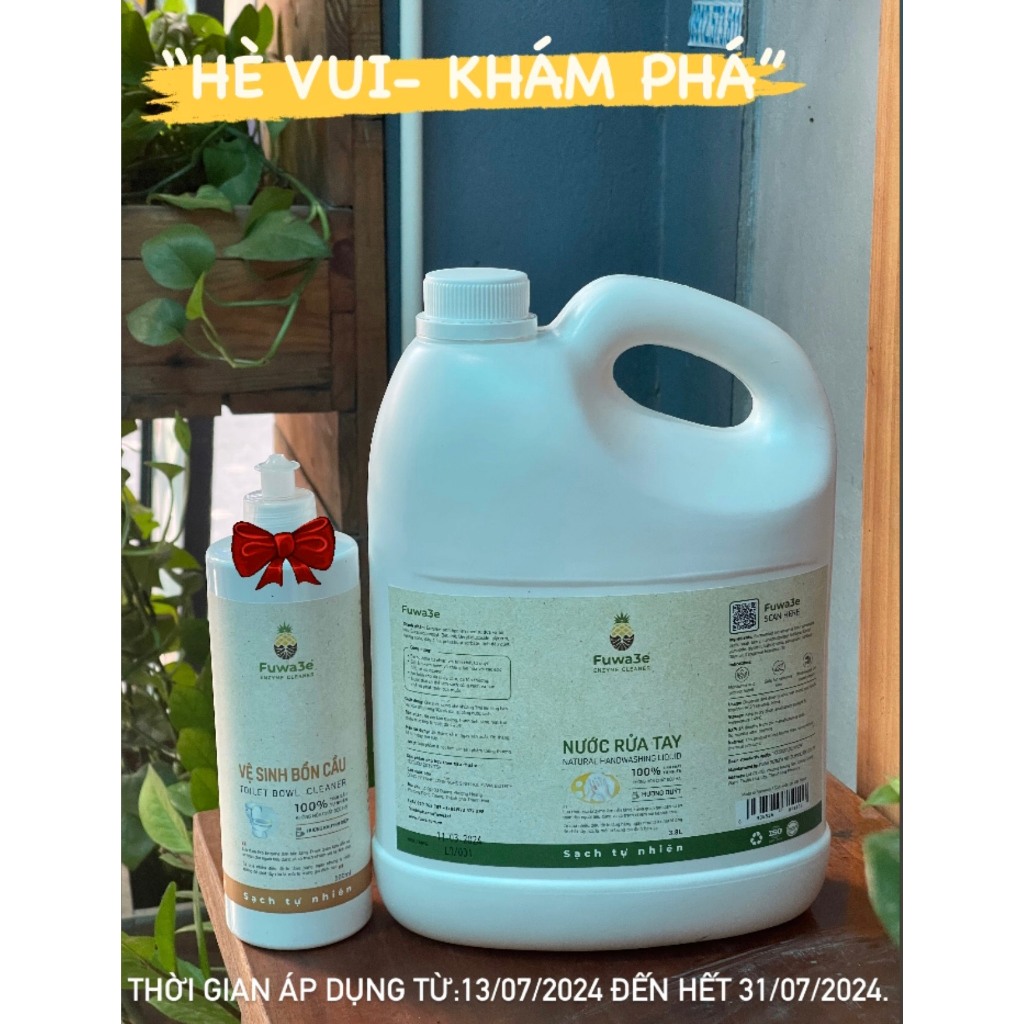 Nước rửa tay Fuwa3e - 3800 ml