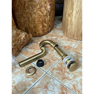 Bộ Lavabo Đá tự nhiên gồm ( chậu + vòi thác + xã )