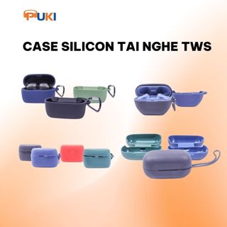 Case ốp bảo vệ hộp sạc tai nghe các loại sony wf-sp800n/jbl reflect mini nc/jabra elite 75t-85t - | case nhiều màu sắc |