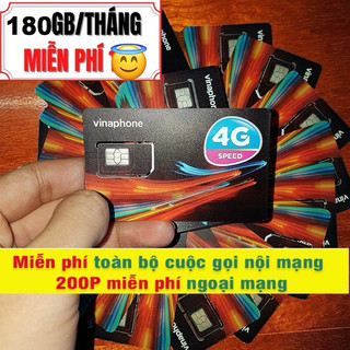 Sim 4g vinaphone 1 tháng không nạp tiền. miễn phí gọi nội mạng + miễn phí gọi ngoại mạng + 6gb/ngày