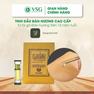 Tinh dầu đàn hương Luxury VSG, tinh dầu nước hoa, dưỡng ẩm cho da, tinh dầu xông phòng cao cấp - 5ml
