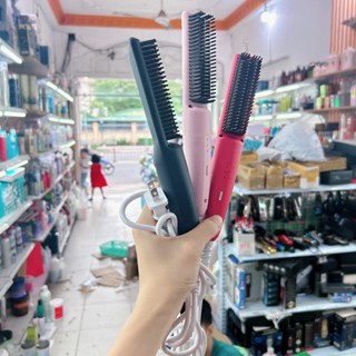  Lược Điện Chải Tóc Tạo Kiểu Chuyên Nghiệp Kiêm Máy Uốn Tóc  Máy Duỗi Tóc  màu giao ngẫu nhiên  