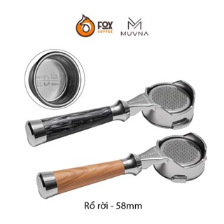 Tay Pha Cà Phê Lucifer MỚI Không Đáy (rổ rời) Dùng Cho Group Head E61 MUVNA | Lucifer Bottomless Portafilter