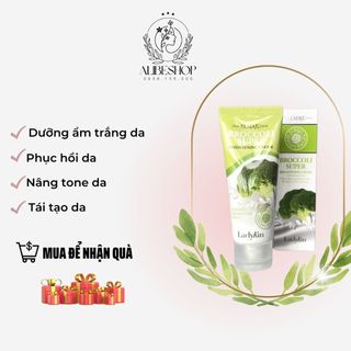 [𝐓𝐚̣̆𝐧𝐠 𝐦𝐚́𝐲 𝐦𝐚𝐬𝐬𝐚𝐠𝐞𝐫 𝐦𝐚̣̆𝐭] Kem dưỡng trắng da kèm make up Bông Cải Xanh Ladykin [cam kết - chính hãng - Hàn Quốc]