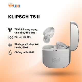 Tai nghe klipsch t5 ii true wireless - tai nghe chính hãng