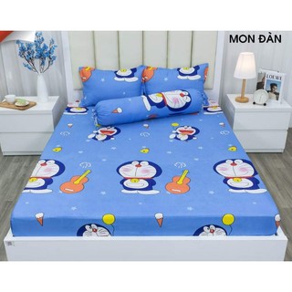 Bộ ga gối bò sữa cottong poly đủ kích thước m6 m8 2m