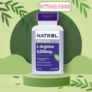 Viên uống Natrol L-Arginine 3000 Mg 5000mg 90 viên  Hỗ trợ Cải Thiện Sức khỏe arginine 3000 Hong1008