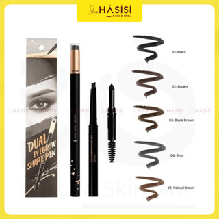 💖💖💖 Chì Kẻ Mày Định Hình Đa Năng VACOSI DUAL EYEBROW SHAPE PEN ( Vặn 3 đầu)