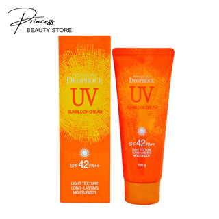 Kem chống nắng (SPF 42+) Deoproce siêu nhẹ không bết dính 1218D