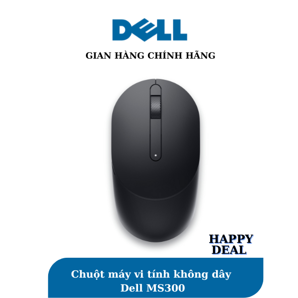 Chuột máy vi tính không dây Dell MS300   -   Hàng chính hãng