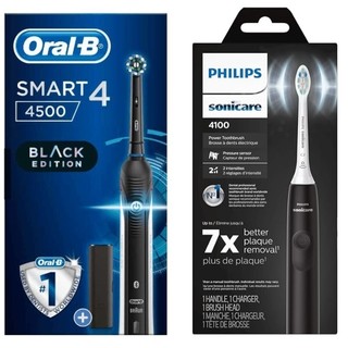 [NEW] Bộ đôi bàn chải pin Oral-B bàn chải điện Philips Sonicare ProtectiveClean 4100 4300 4500 Phillips Phillip Philip