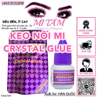 Keo nối mi crytal glue chính hãng _ Dụng cụ nối mi _ Phụ liệu nối mi Mi Tâm