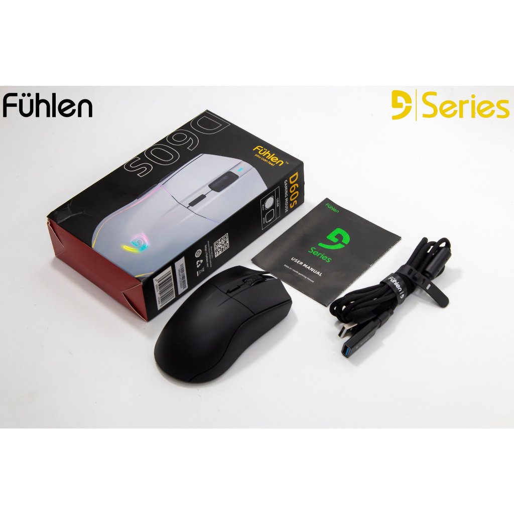 Chuột gaming Bluetooth Fuhlen D60s RGB, DPI 10000, 3 Mode kết nối, App chỉnh macro- BH 2 năm | BigBuy360 - bigbuy360.vn