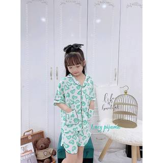 Bộ lụa mango cộc tay mẫu sóng / túi