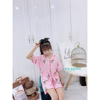 Bộ lụa mango cộc tay mẫu sóng / túi