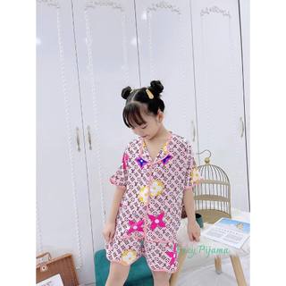 Bộ lụa mango cộc tay mẫu sóng / túi