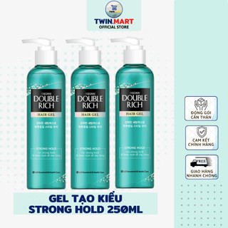 Gel Tạo Kiểu Double Rich Strong Giữ Nếp Uốn Tóc 250ml