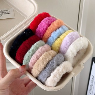 Buộc tóc scrunchies lông bản nhỏ cho dành cho các bạn nữ K048