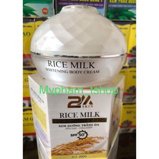  Kem Body Trắng Da Sữa Gạo Collagen 2M SKIN RICE MILK WHITEING BODY CREAM 