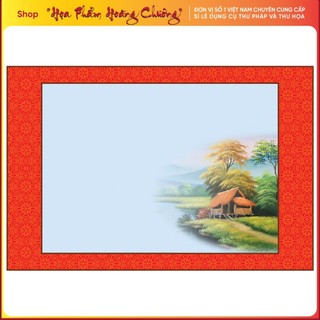 sét 10 tờ Giấy viết thư pháp 40x60cm In hình chỉ bo viền đủ mẫu