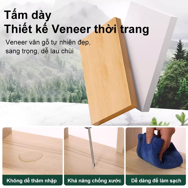 ALVIN Tủ Quần Áo miễn phí vận chuyển cao cấp 2 cánh phong cách Nordic thương hiệu | BigBuy360 - bigbuy360.vn