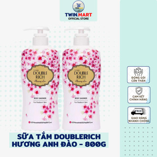 Sữa tắm hương hoa double rich body shower - hàn quốc - hương hoa anh đào 800g