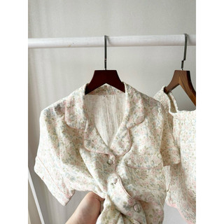 Xô muslin-pijama đùi