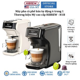 Máy pha cà phê HiBREW H1B 6 trong 1 Espresso, Viên Nespresso, Nescafe Dolcegusto, Kcup, Túi ESE POD và Trà - BH 1 NĂM
