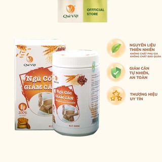Ngũ cốc giảm cân ăn kiêng Quê Việt 100% nguyên liệu hữu cơ tự nhiên, an toàn 500gr