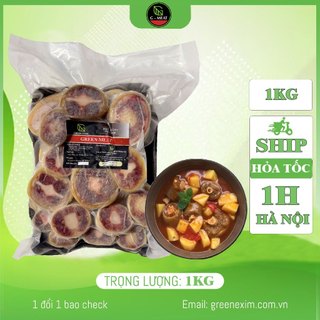 Đuôi bò cắt khúc 1kg đã sơ chế sạch thơm ngon bổ dưỡng - ship hỏa tốc 1h hà nội