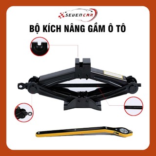 Bộ kích gầm oto, kích thay lốp xe hơi nâng gầm dễ dàng - seven.car