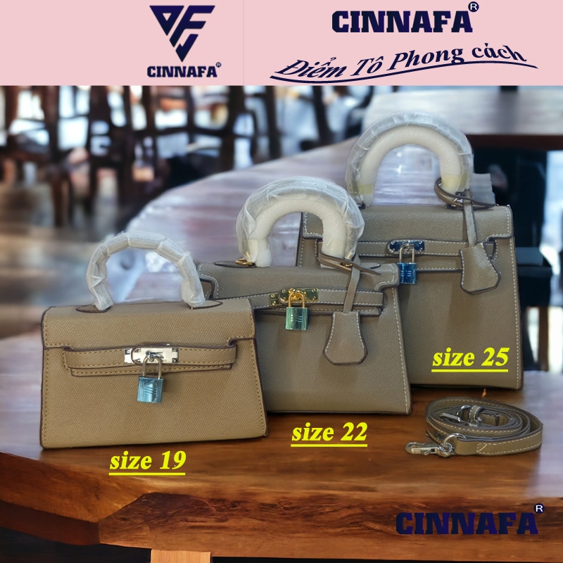 Túi Xách Nữ  Hàng Đẹp Size 19,22,25 Cinnafa, Túi Xách Đeo Chéo Nữ  Hàng Loại 1