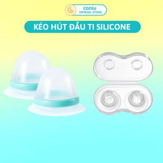 Kéo Hút Đầu Ti Silicon Coniu Giúp Mẹ Cho Con Ti Dễ Dàng Và Thẩm Mĩ( Có Che Tên)