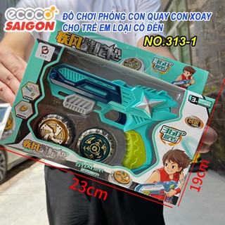 Đồ chơi phóng con quay con xoay cho trẻ em loại có đèn