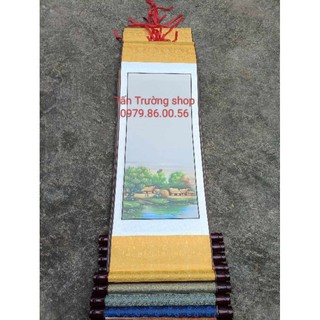 Giấy biểu lụa viết thư pháp kt 32*95
