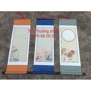 Giấy biểu lụa viết thư pháp kt 32*95